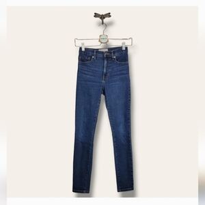 Everlane High Rise Blue Skinny Jean 23 Ankle